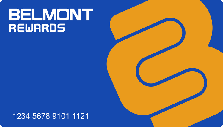 Belmont Rewards card