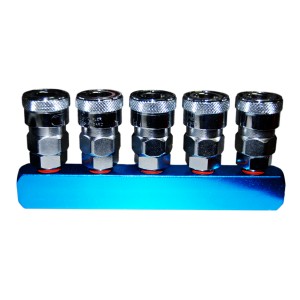 THB 1/4 MANIFOLD SMXA STRAIGHT TYPE 5WAY